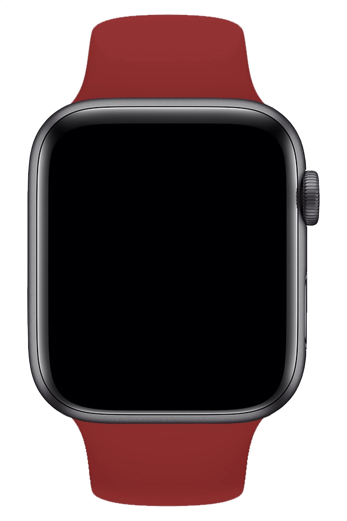 Apple Watch Uyumlu Silikon Spor Kordon Falu Kırmızı
