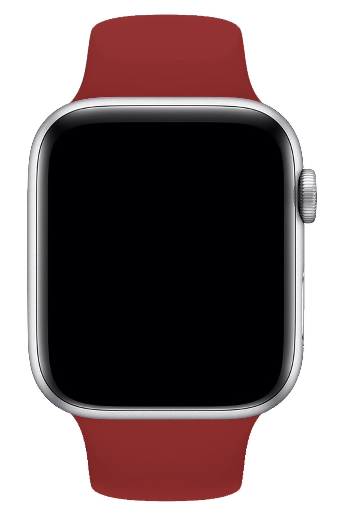 Apple Watch Uyumlu Silikon Spor Kordon Falu Kırmızı