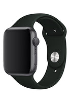 Apple Watch Uyumlu Silikon Spor Kordon Gece Yeşil