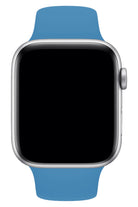 Apple Watch Uyumlu Silikon Spor Kordon Gök Mavi