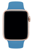 Apple Watch Uyumlu Silikon Spor Kordon Gök Mavi