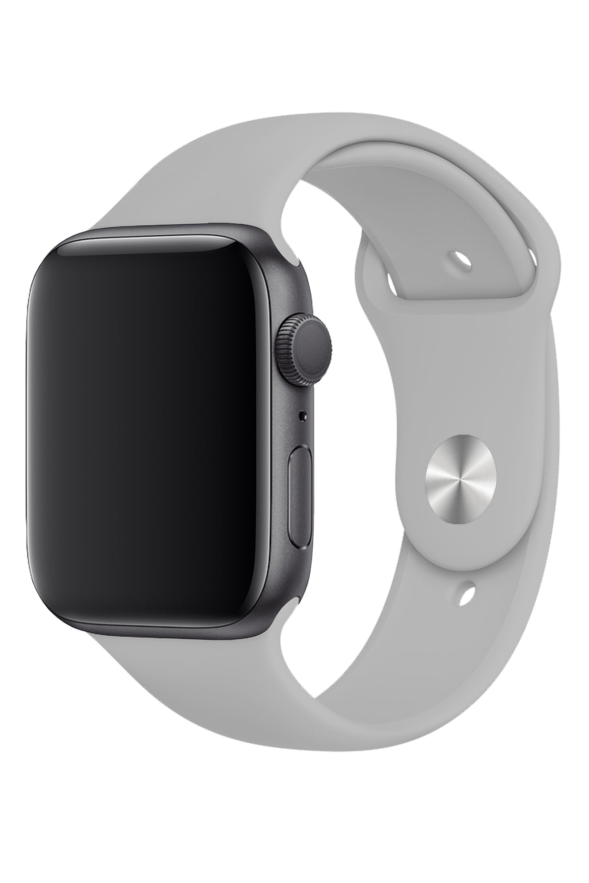 Apple Watch Uyumlu Silikon Spor Kordon Gri