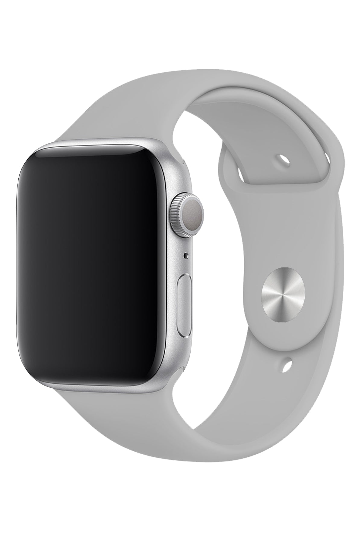 Apple Watch Uyumlu Silikon Spor Kordon Gri