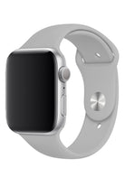 Apple Watch Uyumlu Silikon Spor Kordon Gri