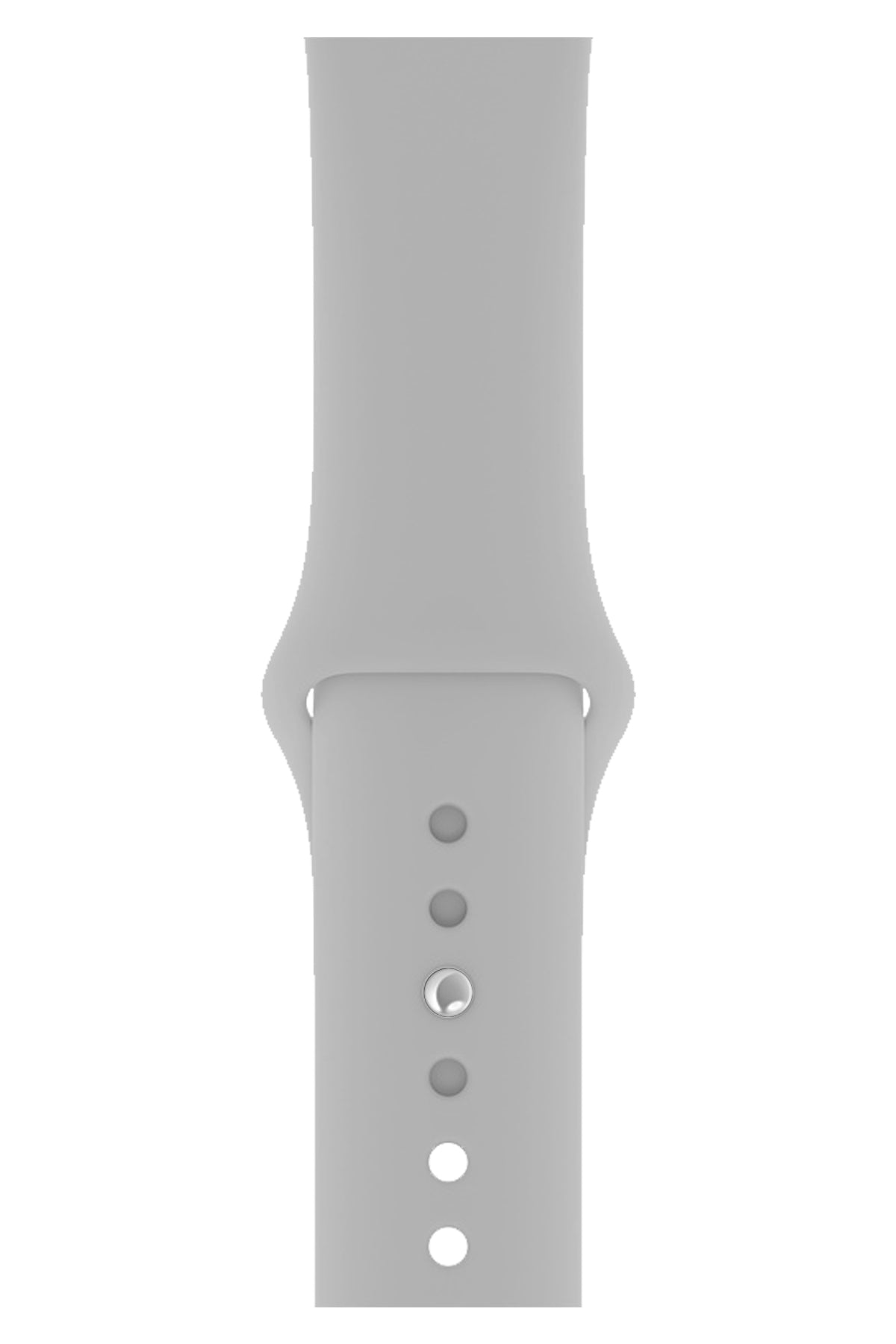 Apple Watch Uyumlu Silikon Spor Kordon Gri