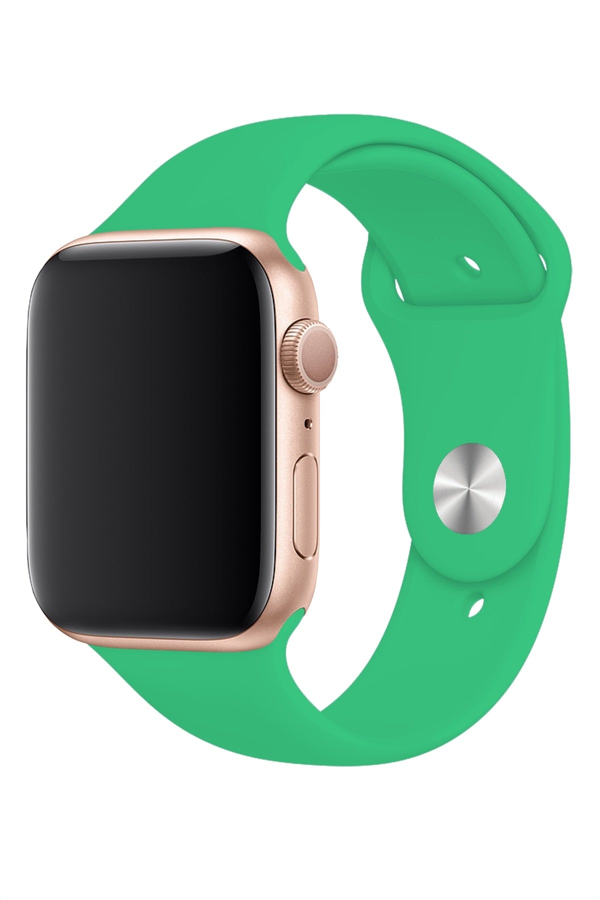 Apple Watch Uyumlu Silikon Spor Kordon Ihlamur Yeşil