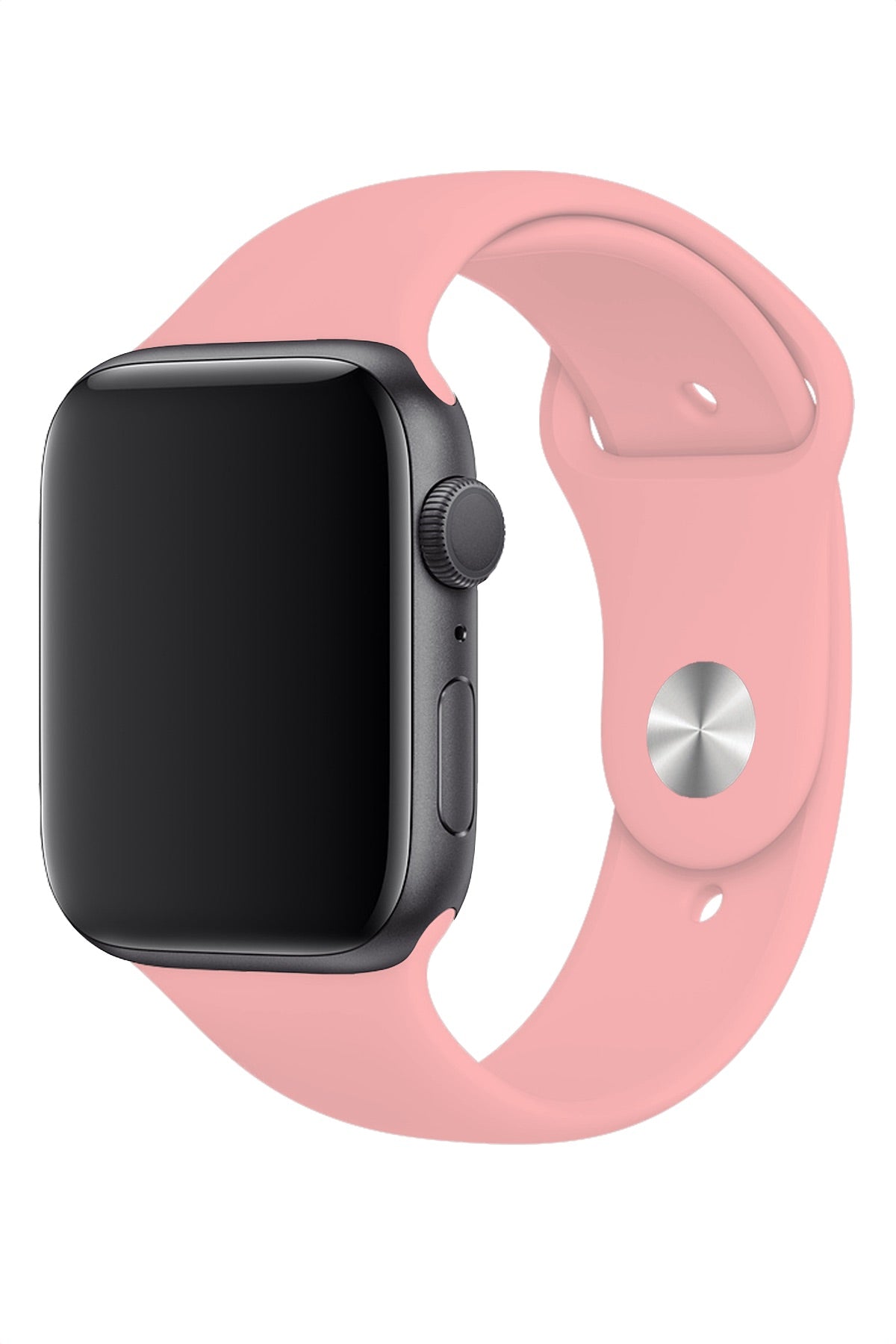 Apple Watch Uyumlu Silikon Spor Kordon Karanfil Pembe