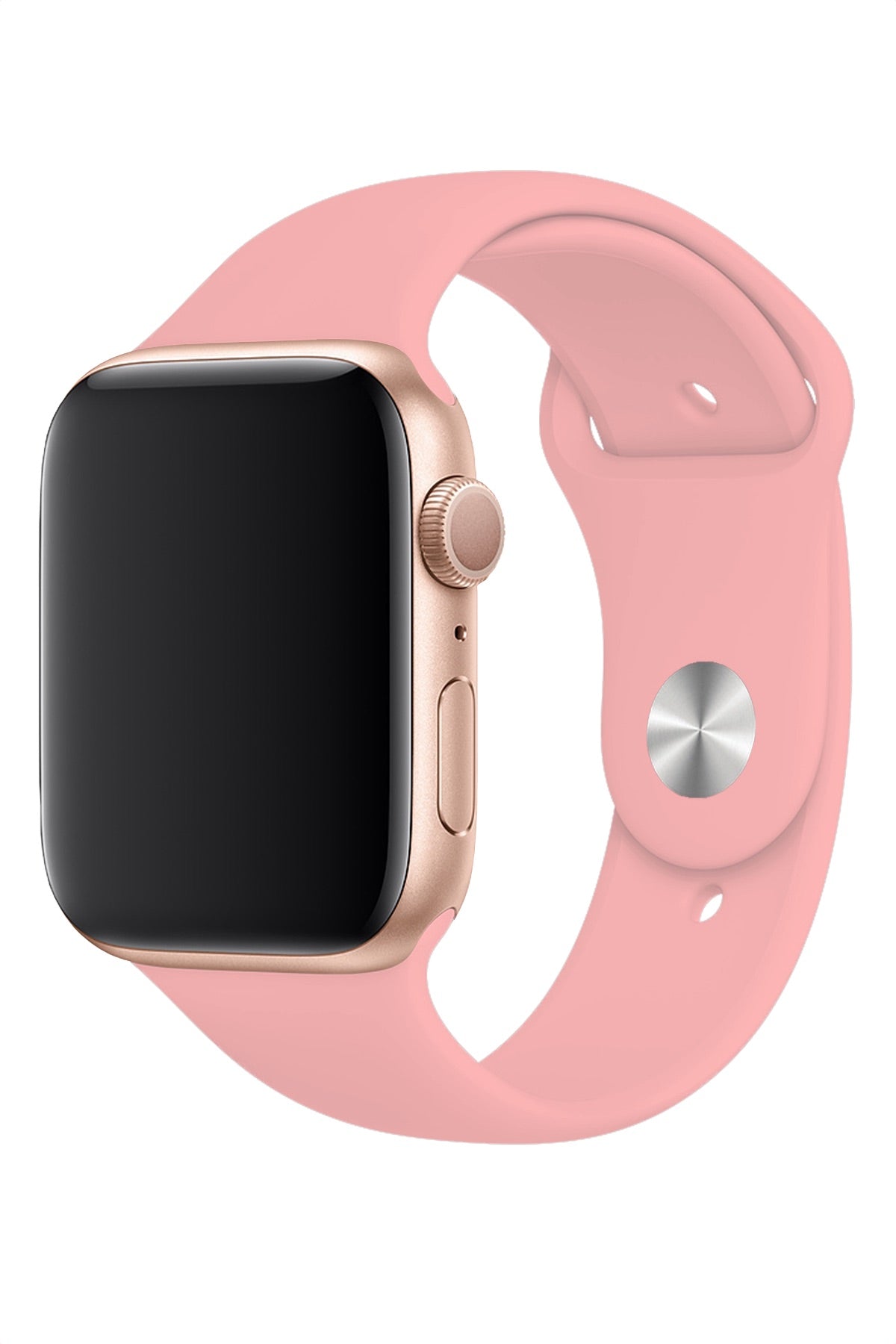 Apple Watch Uyumlu Silikon Spor Kordon Karanfil Pembe