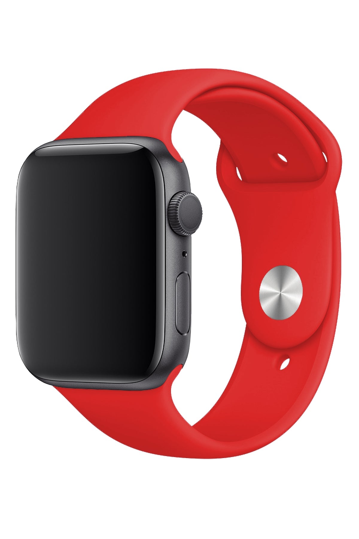 Apple Watch Uyumlu Silikon Spor Kordon Kırmızı