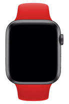 Apple Watch Uyumlu Silikon Spor Kordon Kırmızı