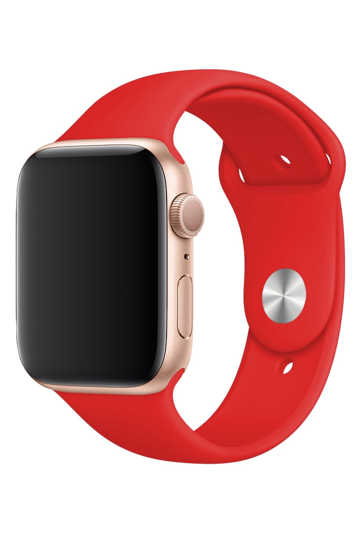 Apple Watch Uyumlu Silikon Spor Kordon Kırmızı