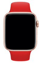 Apple Watch Uyumlu Silikon Spor Kordon Kırmızı