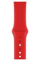 Apple Watch Uyumlu Silikon Spor Kordon Kırmızı