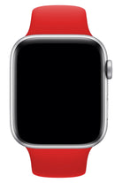 Apple Watch Uyumlu Silikon Spor Kordon Kırmızı