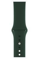 Apple Watch Uyumlu Silikon Spor Kordon Koyu Yeşil