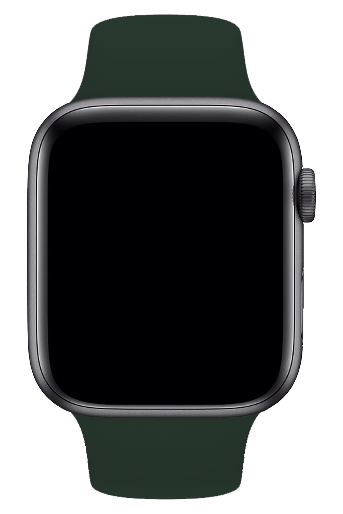 Apple Watch Uyumlu Silikon Spor Kordon Koyu Yeşil