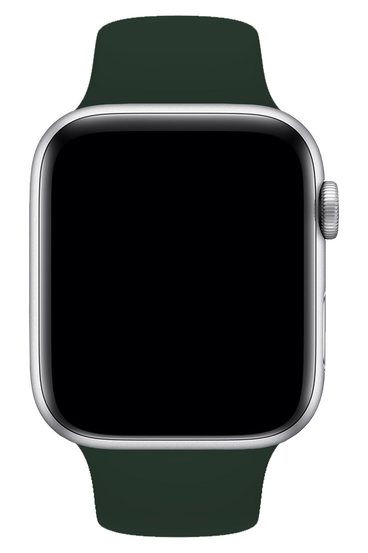 Apple Watch Uyumlu Silikon Spor Kordon Koyu Yeşil