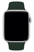 Apple Watch Uyumlu Silikon Spor Kordon Koyu Yeşil