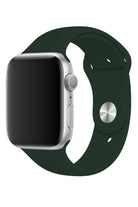 Apple Watch Uyumlu Silikon Spor Kordon Koyu Yeşil