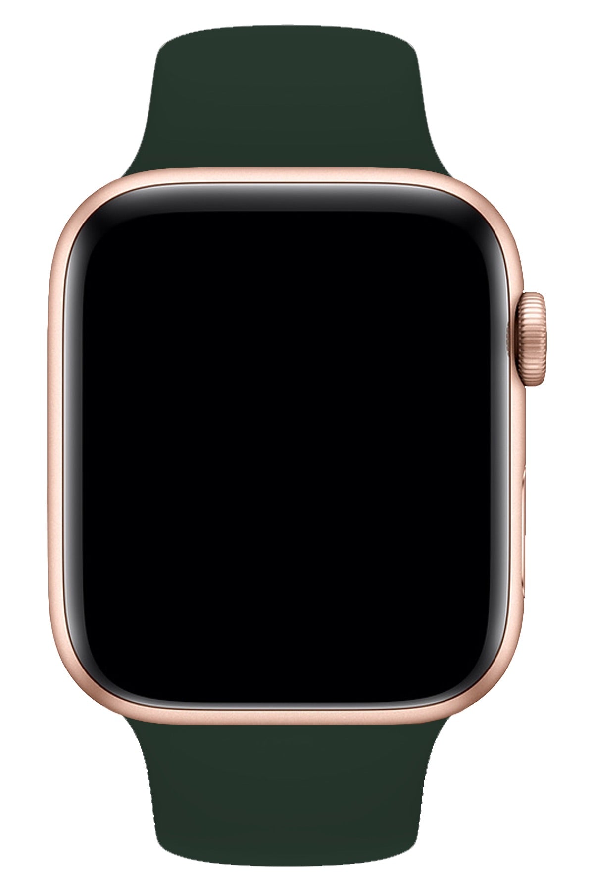 Apple Watch Uyumlu Silikon Spor Kordon Koyu Yeşil