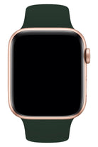 Apple Watch Uyumlu Silikon Spor Kordon Koyu Yeşil