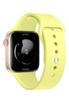 Apple Watch Uyumlu Silikon Spor Kordon Kozmik Lime