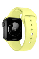 Apple Watch Uyumlu Silikon Spor Kordon Kozmik Lime