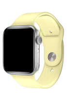 Apple Watch Uyumlu Silikon Spor Kordon Kozmik Sarı