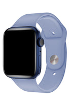 Apple Watch Uyumlu Silikon Spor Kordon Kristal Mavi