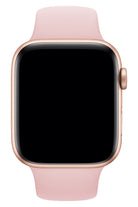 Apple Watch Uyumlu Silikon Spor Kordon Kum Pembe