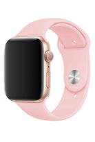 Apple Watch Uyumlu Silikon Spor Kordon Kum Pembe
