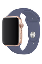 Apple Watch Uyumlu Silikon Spor Kordon Lavanta Gri