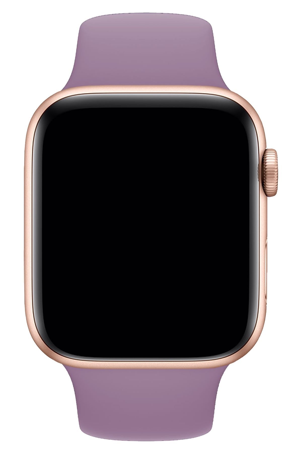 Apple Watch Uyumlu Silikon Spor Kordon Lavanta