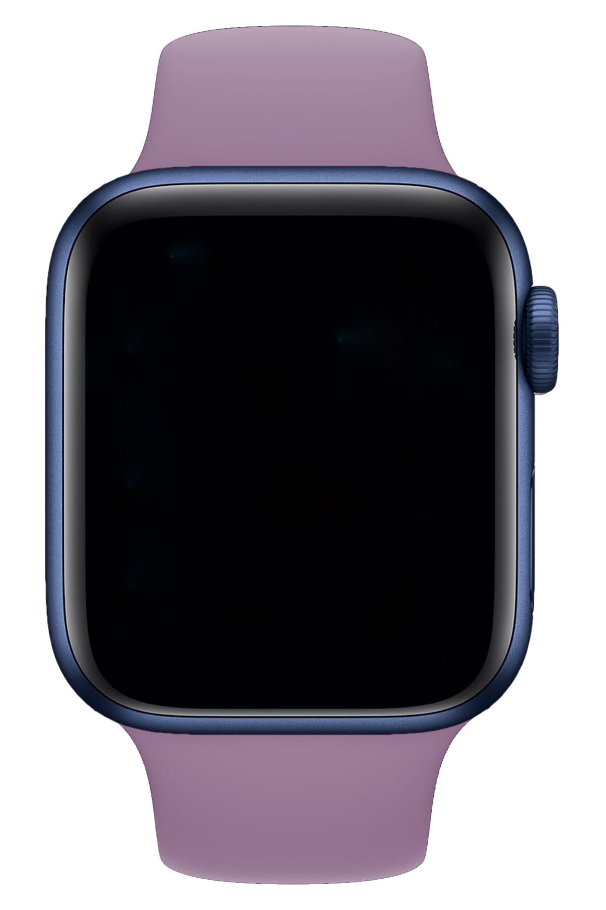 Apple Watch Uyumlu Silikon Spor Kordon Lavanta