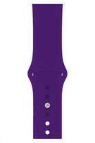 Apple Watch Uyumlu Silikon Spor Kordon Mor