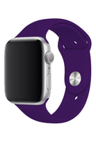 Apple Watch Uyumlu Silikon Spor Kordon Mor