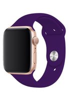 Apple Watch Uyumlu Silikon Spor Kordon Mor