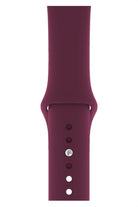 Apple Watch Uyumlu Silikon Spor Kordon Mürdüm