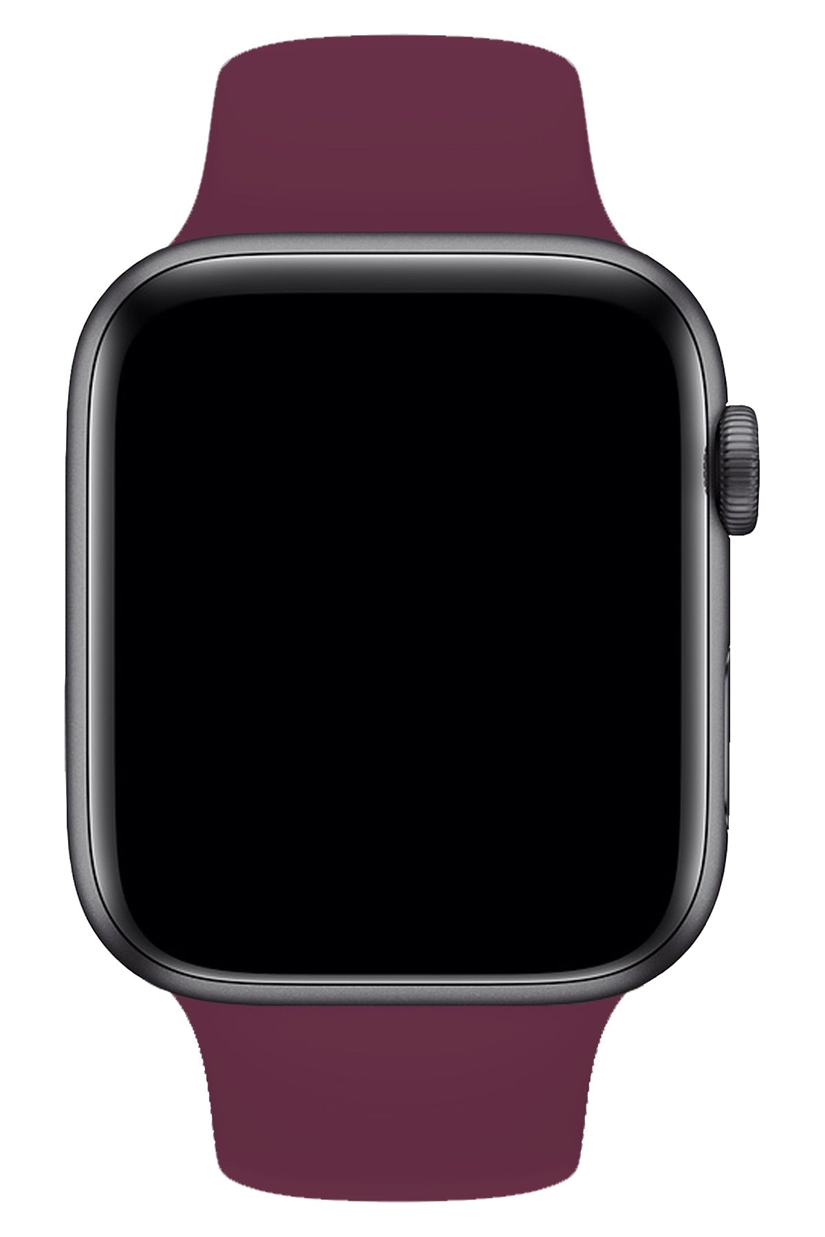 Apple Watch Uyumlu Silikon Spor Kordon Mürdüm