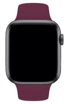 Apple Watch Uyumlu Silikon Spor Kordon Mürdüm