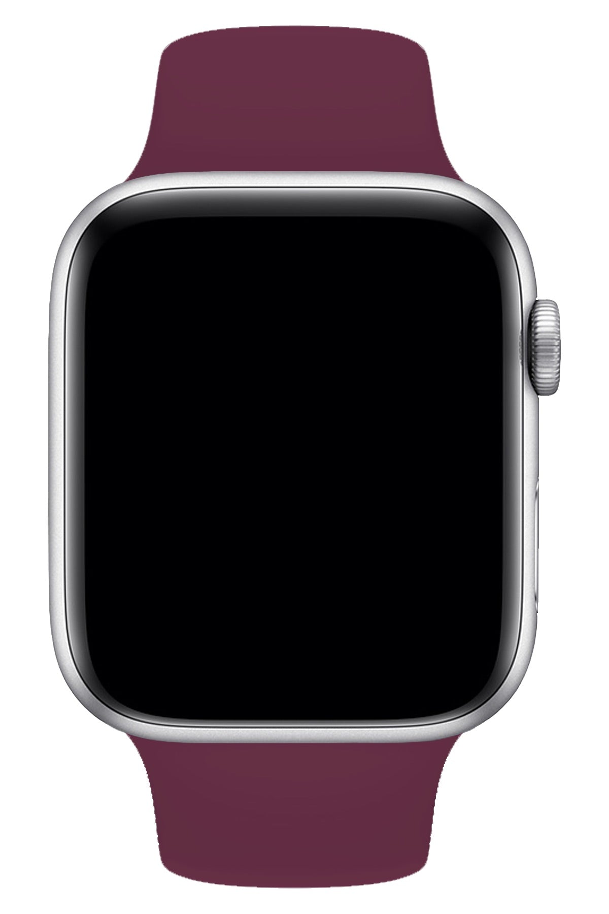 Apple Watch Uyumlu Silikon Spor Kordon Mürdüm