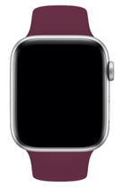 Apple Watch Uyumlu Silikon Spor Kordon Mürdüm