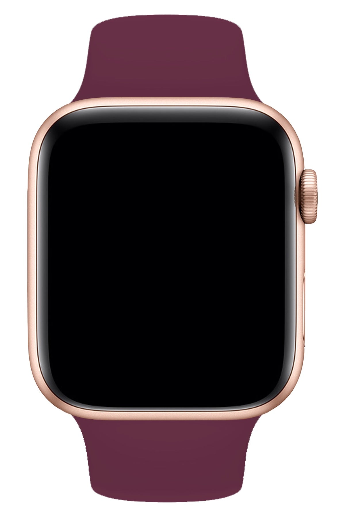 Apple Watch Uyumlu Silikon Spor Kordon Mürdüm