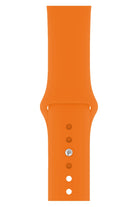 Apple Watch Uyumlu Silikon Spor Kordon Pastel Turuncu
