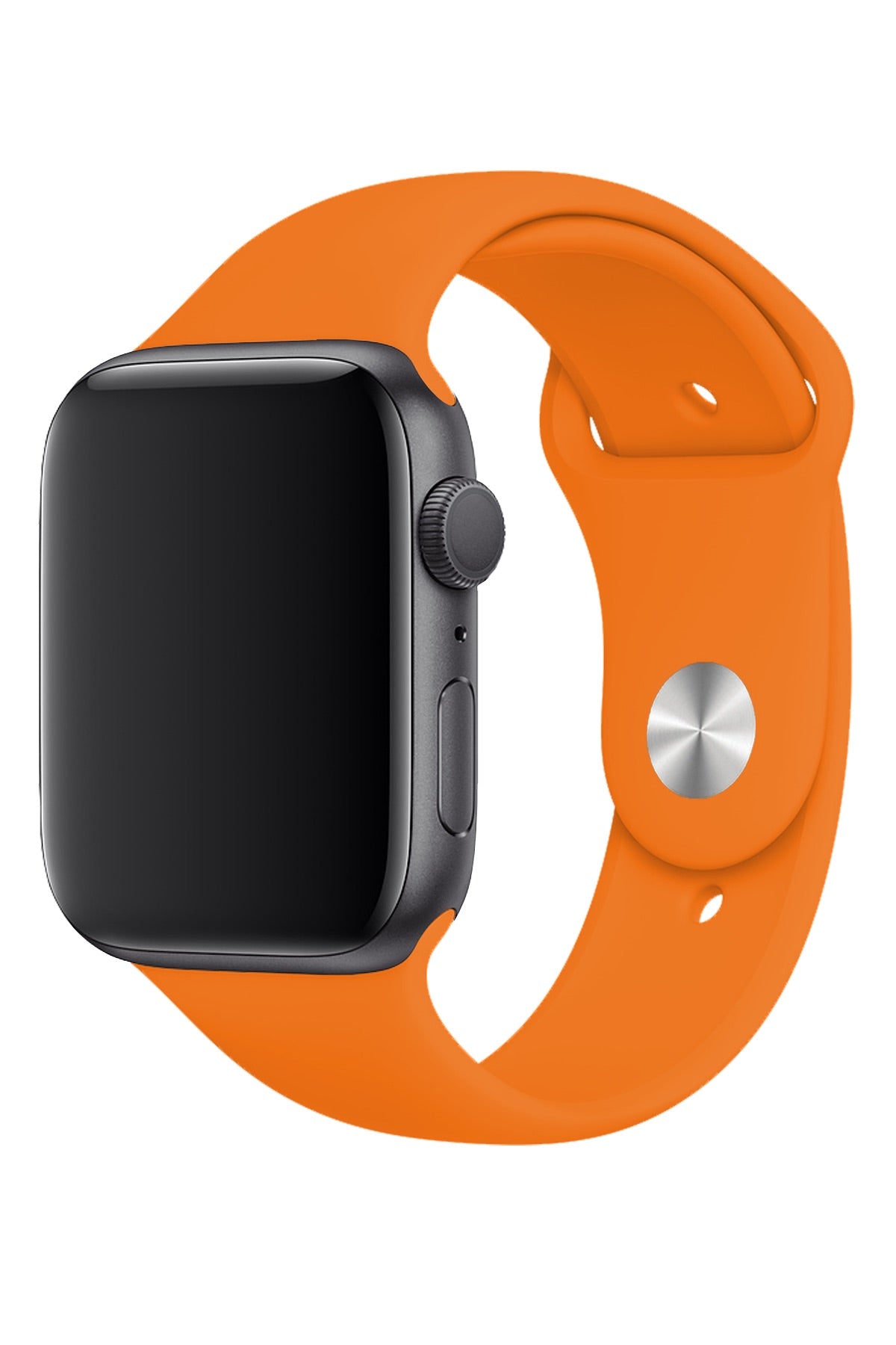 Apple Watch Uyumlu Silikon Spor Kordon Pastel Turuncu