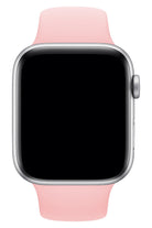 Apple Watch Uyumlu Silikon Spor Kordon Pudra Pembe