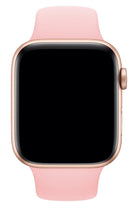 Apple Watch Uyumlu Silikon Spor Kordon Pudra Pembe