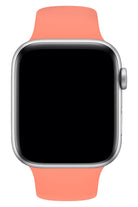 Apple Watch Uyumlu Silikon Spor Kordon Pudra Turuncu