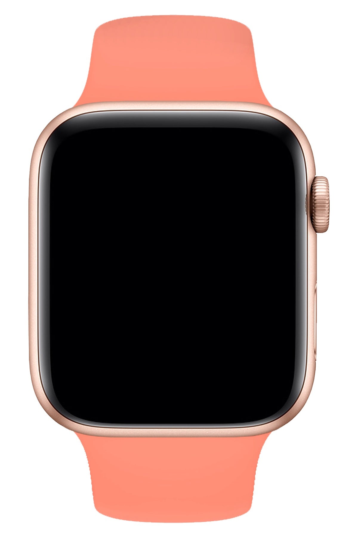 Apple Watch Uyumlu Silikon Spor Kordon Pudra Turuncu