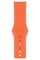 Apple Watch Uyumlu Silikon Spor Kordon Turuncu